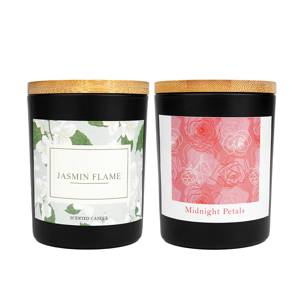 Jasmin Flame & Midnight Petals Scented Candles